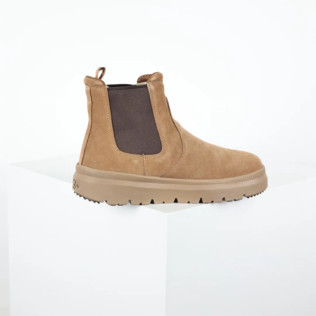 Copywriting price 💰680 The core recommendation is good price. The platform's foreign trade is exclusively for UGG Burleigh Chelsea Chelsea men's high-top snow boots 1152050. Produced by the ten-year-old brand shoemaking factory production line. Pay attention to every detail. Longfeng A-grade genuine sheep fur is integrated. It is built in full compliance with the ZP process. Size: 39 40 41 42 43 44 45